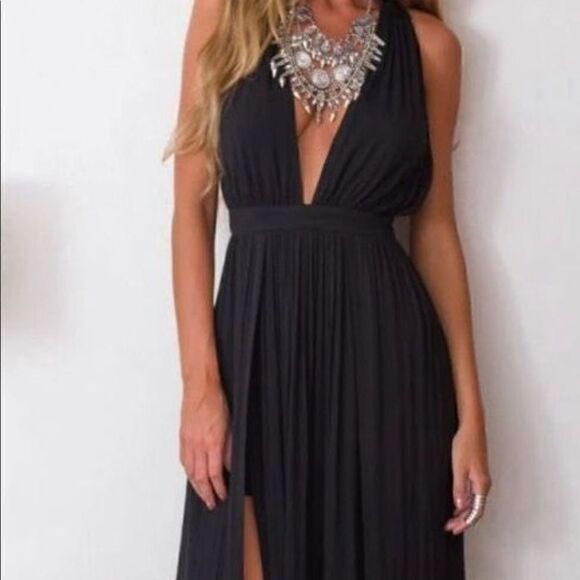 Xenia Boutique Black Maxi dress - Picture 4 of 4
